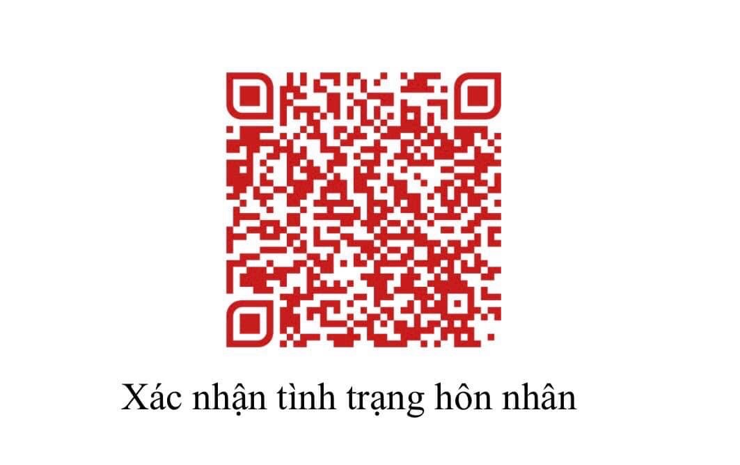 Thực hiện quyét Mã QR code đối với từng thủ tục hành chính xác nhận tình trạng hôn nhân thuộc thẩm quyền giải quyết cấp xã